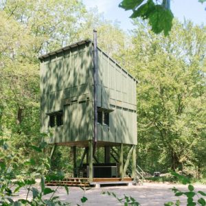 spothut in de herfst